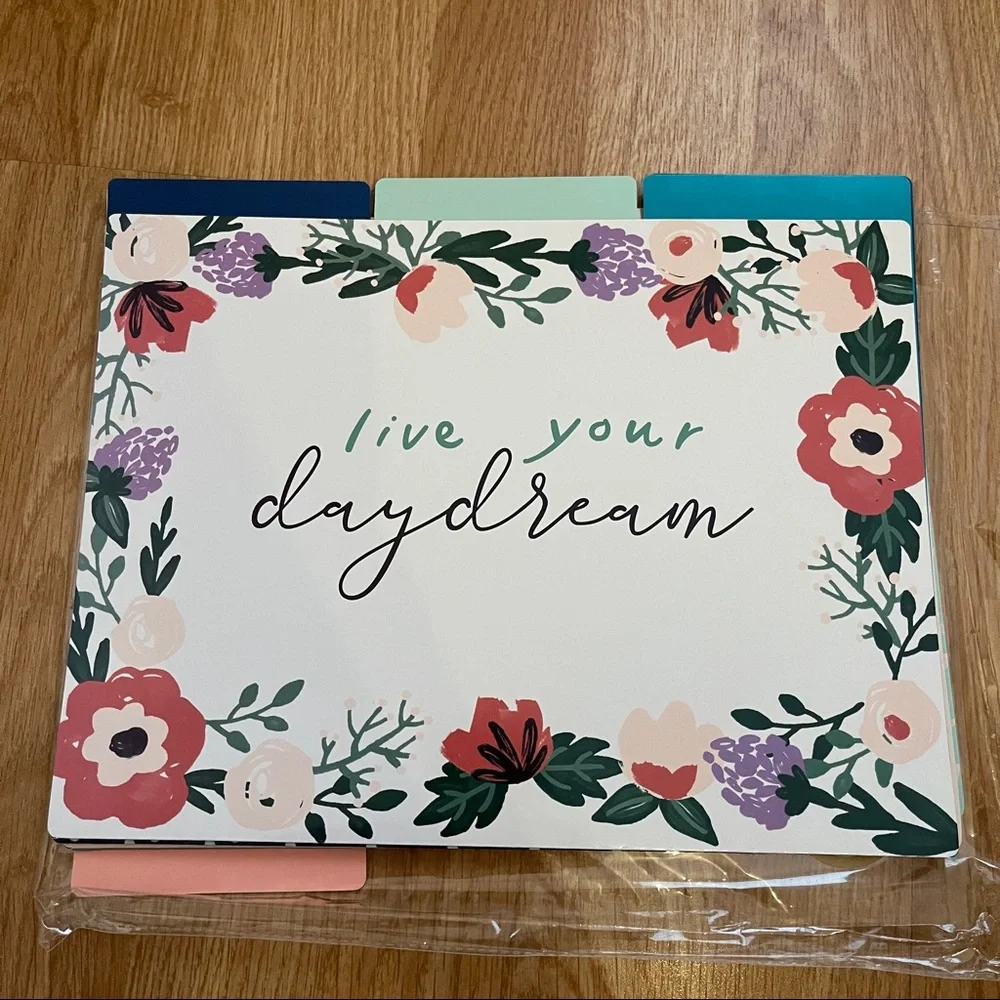 Decorative reversible Filing Folders (Set of 9)